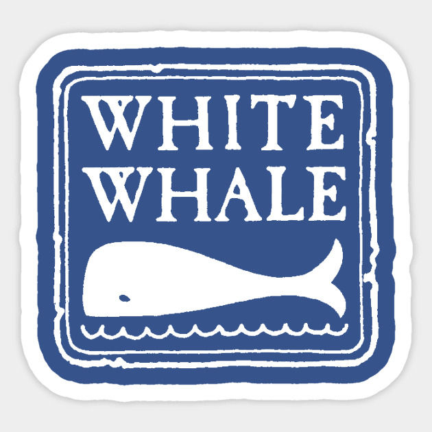 White Whale Records Sticker by MindsparkCreative